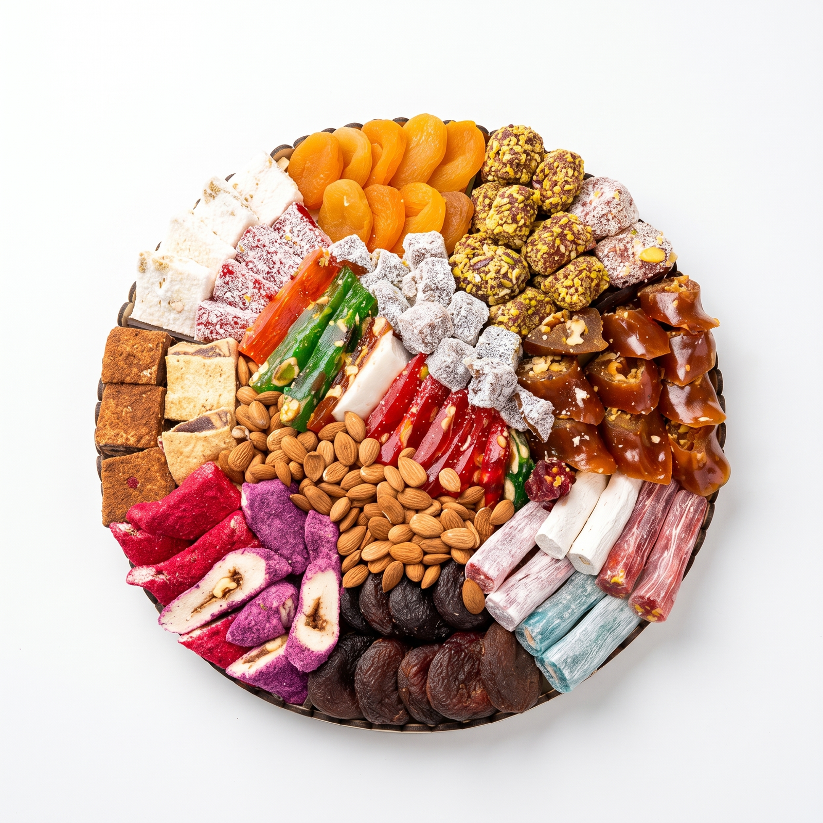 Ahşap Katlı Hediyelik Sepet 33 Cm (1.8 KG)
